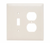 TPJ18LA - Trademaster Wallplate Jumbo 2G 1 Toggle Duplex La - Legrand-Pass & Seymour