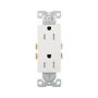 TR1107W - Recp TR Deco Duplex 15A 125V 2P3W WH - Eaton