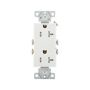 TR1307WB0X - Recp TR Deco Duplex 20A 125V 2P3W WH - Eaton