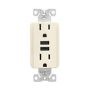 TR7765LAB0X - Usb 3.6A Duplex Recp 15A 125V La - Eaton Wiring Devices