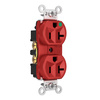 TR8300HRED - TR Compact HG Duplex Recp 20A 125V RD - Legrand-Pass & Seymour