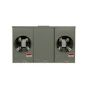 UT2R2332UCH - 200A MTR Socket 2-Gang LG Hub Cover Plate Oh/Ug - Eaton