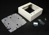 V20482 - STL SWT & Recpt Box 2G 2000 Iv - Wiremold