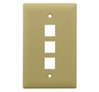 WP3403IV - 1G Wall Plate 3-Port Iv (M10) - Legrand-On-Q