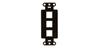 WP3413BR - Decor Outlet Strap 3 Port BR (M10) - Legrand-On-Q