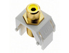WP3465WH - Yellow Rca to F-Connector WH (M20) - Legrand-On-Q