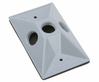 WPB13W - Weather Proof Cover 3 Hole 1/2 WH - Legrand-Pass & Seymour