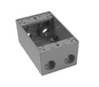 WPB25 - Weather Proof Box 1G 5 Hole 2EA End 1/2 Gy - Legrand-Pass & Seymour