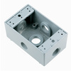 WPB26 - Weather Proof Box 1G 5 Hole 1/2 Gy - Legrand-Pass & Seymour