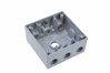 WPB287 - Weather Proof Box 2G 7 Hole 3 Side 1/2 Gy - Legrand-Pass & Seymour