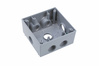 WPB382 - Weather Proof Box 2G 7 Hole 3/4 Gy - Pass & Seymour/Legrand
