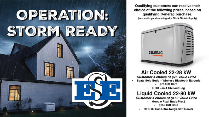 2026 Operation: Storm Ready! Generac Promotion with Elliott Electric Supply